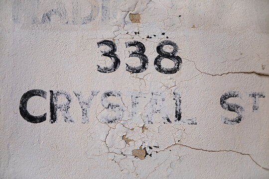 faded painted sign