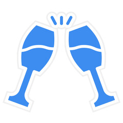 Obraz premium Cheers Icon Style