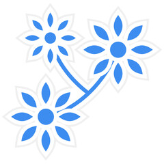 Floral Designa Icon Style