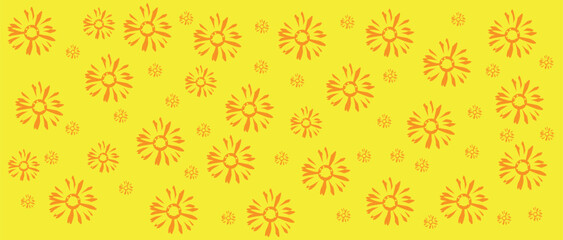 abstract, vector, monochrome, big flowers, all over textiles design, illustration digital image can be used for wrapping paper