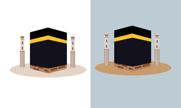 kaba sarif muslim blessed vector design