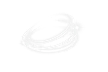 Magical White Swirl Effect – Spiral Energy Twirl Isolated on Transparent PNG or White Background, Glowing Motion Element for Fantasy Design, Illustration, and Creative Digital Artwork