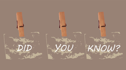 did you know text information sign