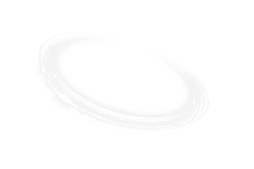 Magical White Swirl Effect – Spiral Energy Twirl Isolated on Transparent PNG or White Background, Glowing Motion Element for Fantasy Design, Illustration, and Creative Digital Artwork