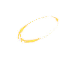 
Glowing Magic Frame PNG - Futuristic vector with golden glitter, neon flash and electric light glow on transparent background, bright circular frame for modern abstract technical design