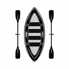 Kayak Silhouette – Water Adventure Travel Icon
