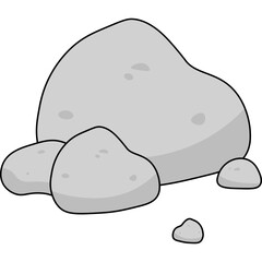 Stone Flat Illustration