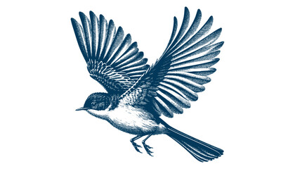 Acadian Flycatcher bird vector