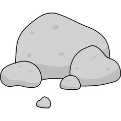 Stone Flat Illustration