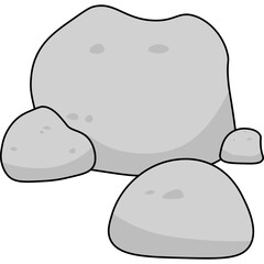 Stone Flat Illustration