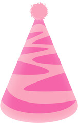 vector illustration of a Birthday cap