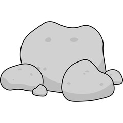 Stone Flat Illustration