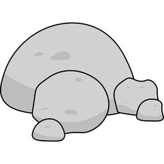 Stone Flat Illustration