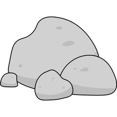 Stone Flat Illustration