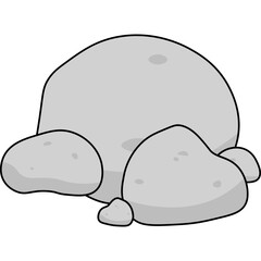 Stone Flat Illustration
