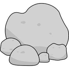 Stone Flat Illustration