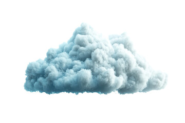 A single cloud on black sky