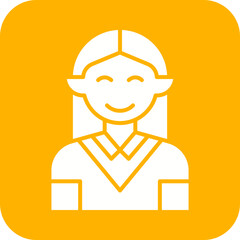 Game Character V icon vector image. Suitable for mobile apps, web apps and print media.