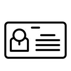 Company Badge Icon Vector Line Icon Design