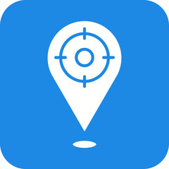 GPS I icon vector image. Suitable for mobile apps, web apps and print media.