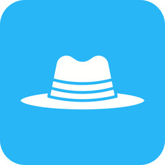 Hat II icon vector image. Suitable for mobile apps, web apps and print media.