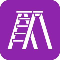 Ladder icon vector image. Suitable for mobile apps, web apps and print media.