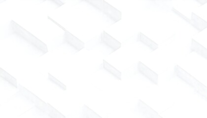 Abstract white geometric background.