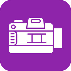 Open Camera icon vector image. Suitable for mobile apps, web apps and print media.