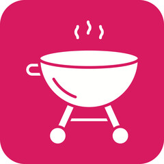 Outdoor Cooking icon vector image. Suitable for mobile apps, web apps and print media.