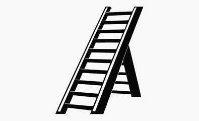 Ladder Silhouette Vector