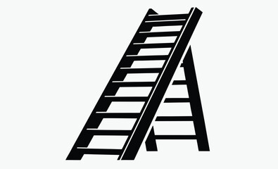 Ladder Silhouette Vector