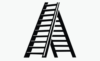 Ladder Silhouette Vector