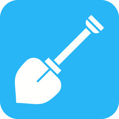 Spade and Shovel icon vector image. Suitable for mobile apps, web apps and print media.