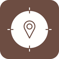 Target Location I icon vector image. Suitable for mobile apps, web apps and print media.