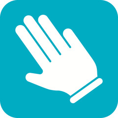 Obraz premium Three Fingers Left icon vector image. Suitable for mobile apps, web apps and print media.
