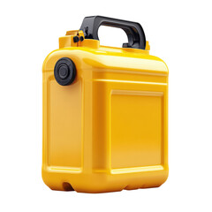 A rugged yellow container ready for adventure promising safety on transparent background
