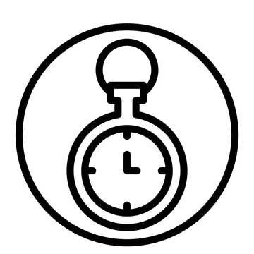 Mean Time Between Failures (MTBF) Vector Line Icon Design
