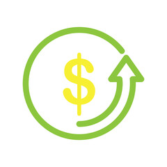 Obraz premium Monetization Line Icon