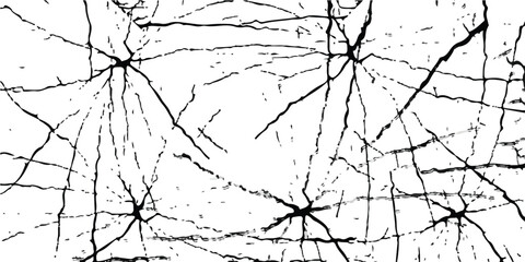 Obraz premium old wall background crack vector, grunge texture. crack on the wall with broken pieces. 