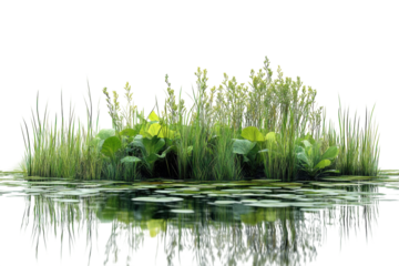 Vegetation by the water edge