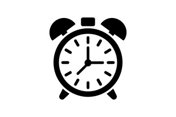 Alarm clock time reminder wake up call morning icon