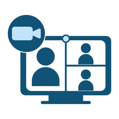 Online Meeting Icon