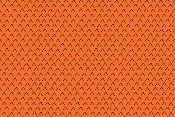Beautiful seamless Scandinavian pattern on an orange background. Abstract pattern, mountains. For backgrounds, wallpapers, textiles, packaging, or  website.