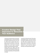 Obraz premium Creative Design to Attract Your Audience