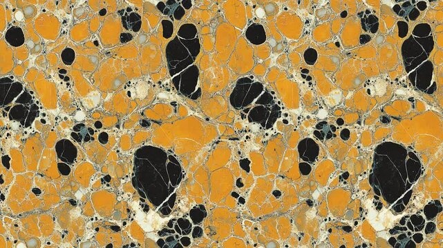 Orange Lava Tile Loopable Animation Background