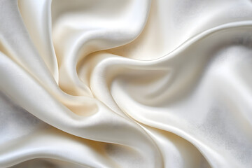 Obraz premium White silk fabric texture background