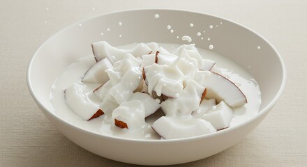 Coconut Milk Splash: Creamy Delight
