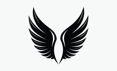 Angel Wing Silhouette 