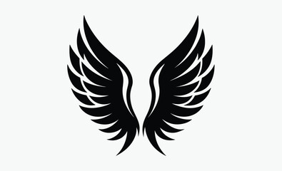 Angel Wing Silhouette 