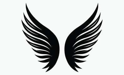 Angel Wing Silhouette 
